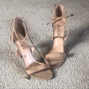 Nude Strappy Heels